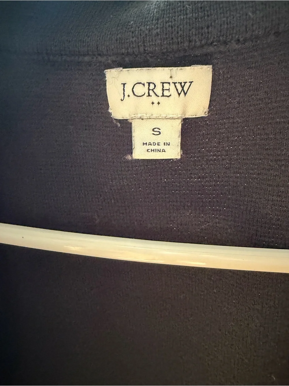 J. Crew Black Open-Front Knit Cardigan Sweater